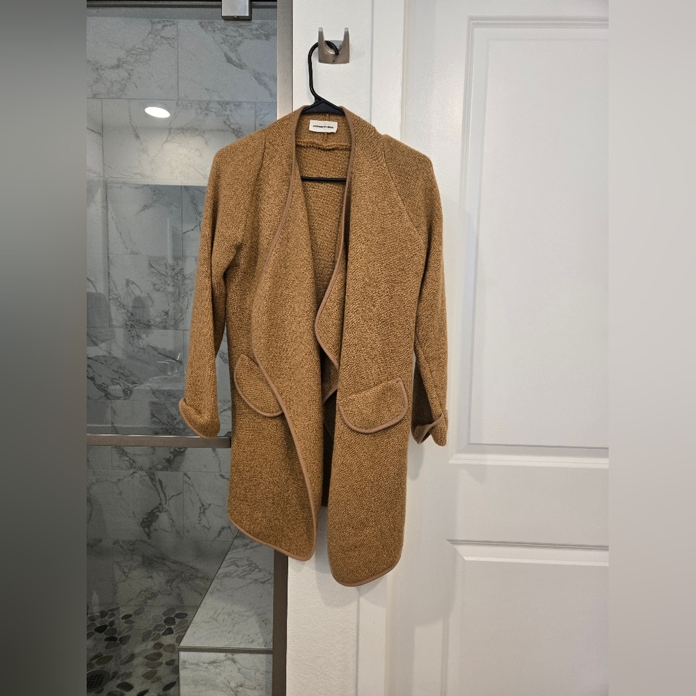 Brown cardigan